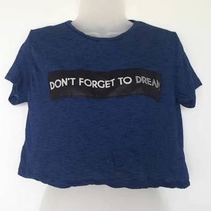 Zara Women's Blue Crop Top